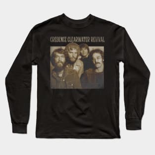 Creedence Clearwater Revival Grunge Long Sleeve T-Shirt